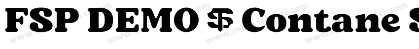 FSP DEMO - Contane S字体转换